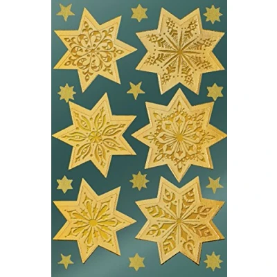 Afbeelding van AVERY Zweckform 52771 kerststickers, 36 stickers speciaal materiaal Sterne gold 86 Stuk