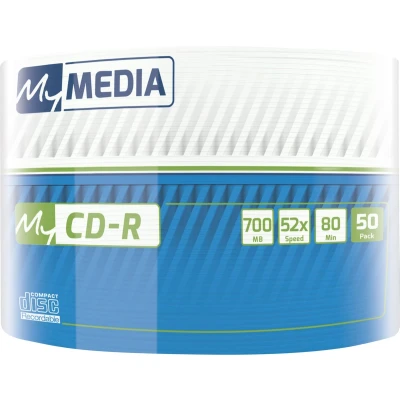 Afbeelding van MyMedia CD R 52X 50PK Wrap 700MB