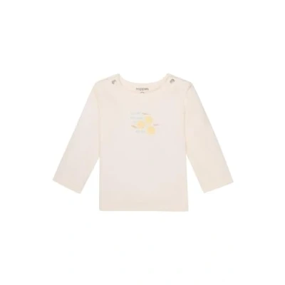 Afbeelding van Noppies Unisex Baby Tee Olney T shirt met lange mouwen, Whisper White P198, 44
