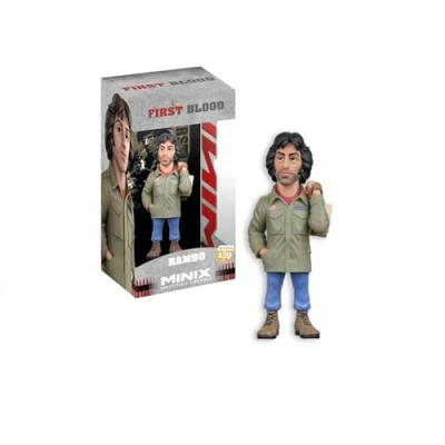 Afbeelding van BANDAI Minix verzamelfiguur, 12 cm, Rambo: brug deel I Rambo Verzamelstukken voor tentoonstelling, cadeau idee, speelgoed kinderen en volwassenen, filmfans (MN18864)