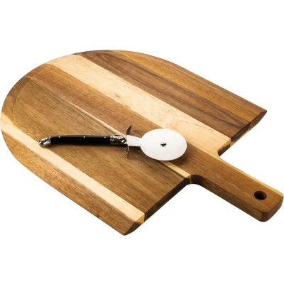 Afbeelding van Pizzasnijder Laguiole Style de Vie Premium Line Met Snijplank Zwart