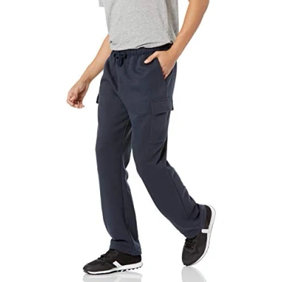 Afbeelding van Amazon Essentials Heren Cargo Fleece Joggingbroek, Navy, X Small