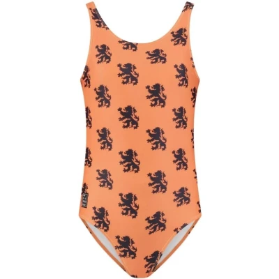 Afbeelding van Son of a Beach Oranje Leeuw Meisjes Badpak maat 74 80