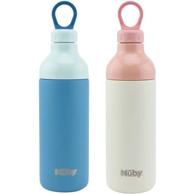 Afbeelding van Nuby Drinkfles Roestvrijstaal 600ML
