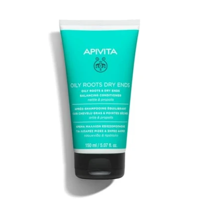 Afbeelding van Apivita Hair Care Conditioner Oily Roots Dry Ends Vette Hoofdhuid/droge Punten 150ml