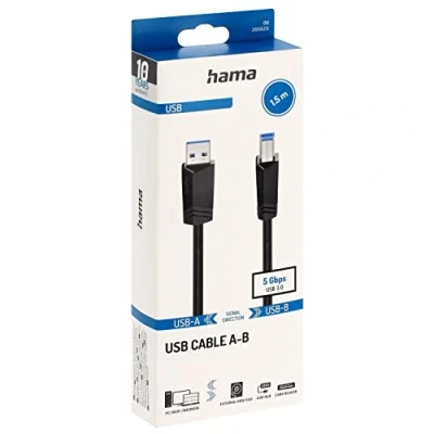 Afbeelding van Hama Usb Kabel 3.0 5 Gbit/S 1,50 M