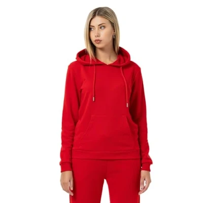 Afbeelding van Red Bridge Damestrui met capuchon, sweatshirt, hoodie, pullover, premium basic, rood, M