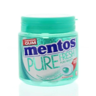 Afbeelding van Mentos Gum Pure Fresh Winter Pot, 50 stuks