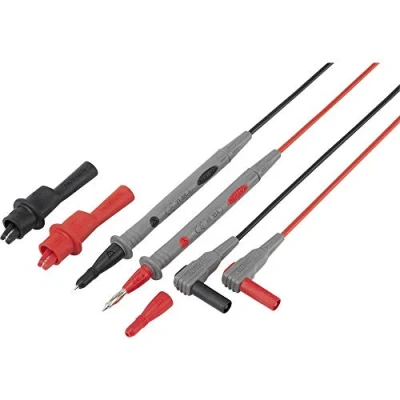 Afbeelding van VOLTCRAFT TL 88 4 Veiligheidsmeetsnoerenset Banaanstekker mm Testpunt 1.80 m Zwart, Rood 1 set(s)