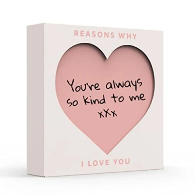 Afbeelding van Pikkii &#039;Reasons Why I love You&#039; Jubileumgeschenken voor haar en geschenken hem Cadeaus Vriendin vriendschap &amp; you Gifts For Her