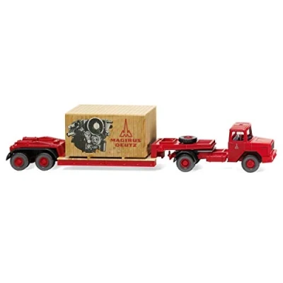 Afbeelding van WIKING miniatuurvrachtwagen Magirus Deutz 1:87 rood