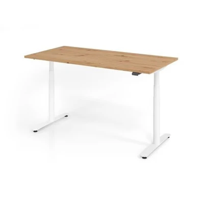 Afbeelding van XDLR 16 W 160x80 Bureau Elektrisch in hoogte verstelbaar 160 x 80 Knoestige Eiken Tafelhoogte I