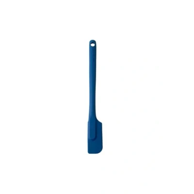 Afbeelding van MASTRAD F10313 Maryse Halve Spatel, gebak, desserts, eendelig, siliconen, krast niet, blauw