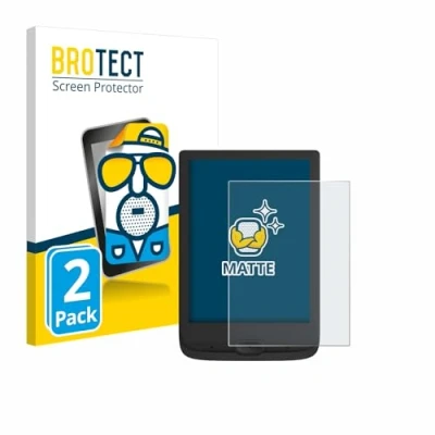 Afbeelding van BROTECT Screenprotector voor PocketBook Basic Lux 4 Folie Beschermfolie matte (2 Stuks)