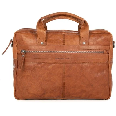 Afbeelding van Spikes &amp; Sparrow Leren Laptoptas 13.3 inch 41544 Brandy