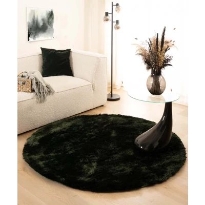 Afbeelding van Rond Shaggy Tapijt/Vloerkleed Spark Jade 300 Cm