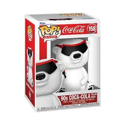 Afbeelding van Funko Pop! Coca Cola AD Incons Polar Bear 90&#039;s #158