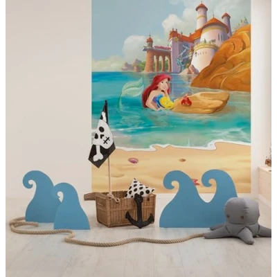 Afbeelding van Komar Kinderbehang Disney Ariel Daydream (1 stuk)