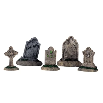 Afbeelding van Tombstones set of 5 LEMAX
