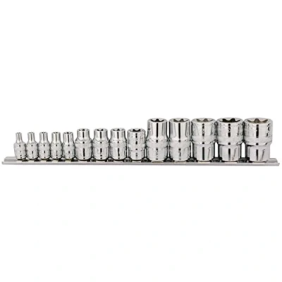 Afbeelding van Draper Set 14 Torx® stopcontacten 1/4&#039;&#039;, 3/8&#039;&#039; &amp; 1/2&#039;&#039;