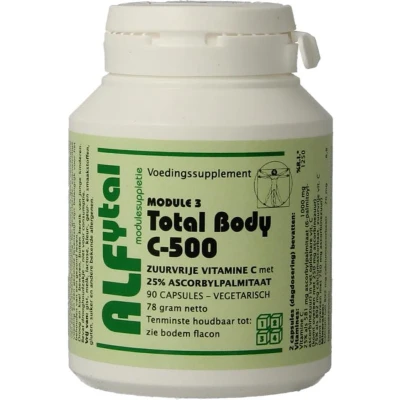 Afbeelding van Alfytal Total Body C 500 Capsules 90ST