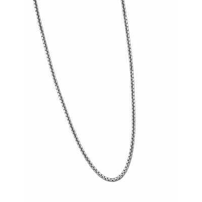 Afbeelding van Lotus style LS1682 1/3 collier zilverkleurig staal 60cm