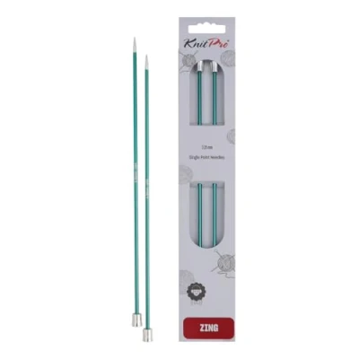 Afbeelding van Knit Pro KP47236 Zing: Breipelden: Enkele uiteinde: 25cm x 3.25mm, Metaal, 3.25 Groen