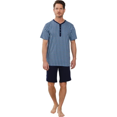 Afbeelding van Pastunette Shortama Starlit Katoen Blauw Maat M