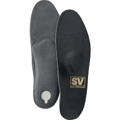 Afbeelding van SV Exclusief Inlegzool Steunzool met Voetbed Optimaal Comfort Voorkomt vermoeide voeten Zwart Maat 37