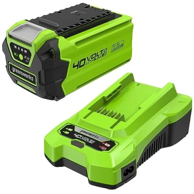 Afbeelding van Greenworks Starter Kit 40 Volt Met 2.0 Ah Accu En Lader