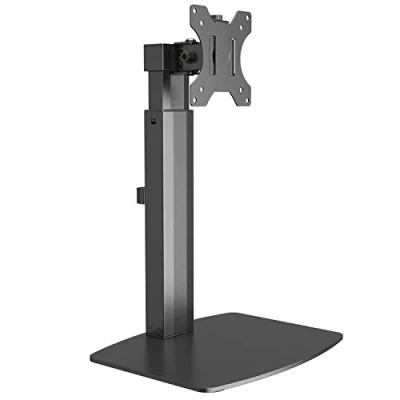 Afbeelding van RICOO monitorhouder tafel, VESA tafelhouder voor 17 32 inch, 1 monitorarm TS4011, beeldschermhouder kantelbaar zwenkbaar houder