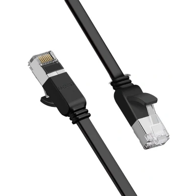 Afbeelding van Ugreen platte kabel Ethernet patchkabel RJ45 Cat 6 UTP 1000 Mbps 1 m zwart (NW101 50184)