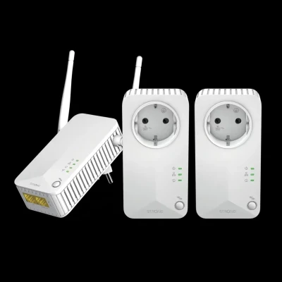 Afbeelding van Strong Powerline WiFi 600 Triple Pack V2 Mbit/s Ethernet LAN Wit 3 stuk(s)