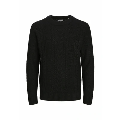 Afbeelding van Jack &amp; Jones Jjcraig CREW NECK Trui, Heren, Maat: XL, Black