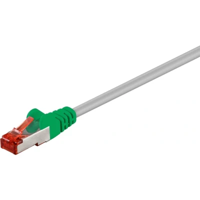 Afbeelding van S/FTP CAT6 Gigabit crossover netwerkkabel / grijs LSZH 2 meter