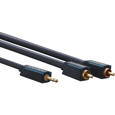 Afbeelding van Clicktronic 3.5 mm AUX to RCA Adapter Cable, Stereo 7.5 m