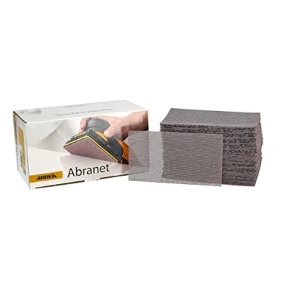 Afbeelding van Mirka Abanet netschuurstrips 70x125 mm klittenband/korrel P400 / 50 stuks/voor het slijpen van hout, spatel, lak, kunststof 5414905041