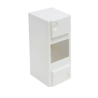 Afbeelding van debflex 707240 koffer leeg 1 rij 4 modules, wit