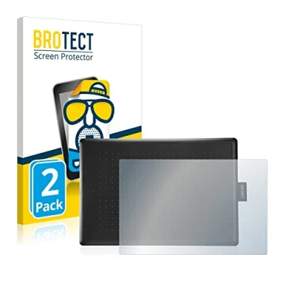 Afbeelding van BROTECT (2 Stuks) Antireflecterende Beschermfolie voor Wacom One Medium Anti Glare Screen Protector, Mat, Ontspiegelend