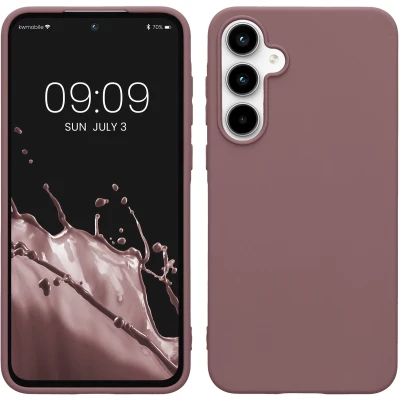 Afbeelding van kwmobile telefoonhoesje geschikt voor Samsung Galaxy A55 5G Hoesje smartphone Back cover in druivenblauw