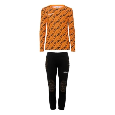 Afbeelding van uhlsport SETS Progressive Trainingspak voor kinderen, Maat: 140, Fluo orange schwarz