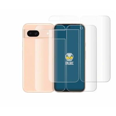 Afbeelding van BROTECT Screenprotector voor Google Pixel 8a (Voor+Achter) Folie Beschermfolie transparant volledig dekking (2 Stuks)