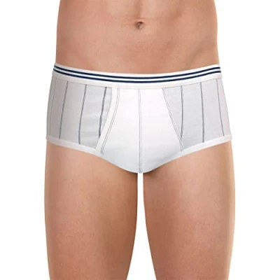 Afbeelding van Eminence Heren puur katoen open hoge taille slip slip, Kleur: wit, 3XL