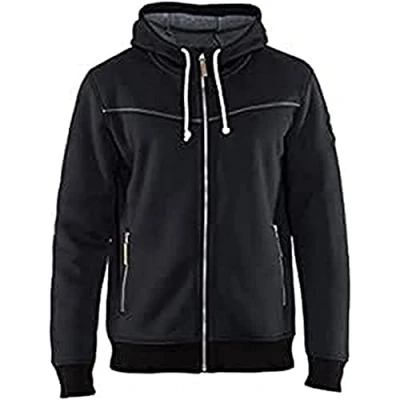 Afbeelding van Blåkläder 4933 2514 Hoodie met warme voering Zwart maat XL