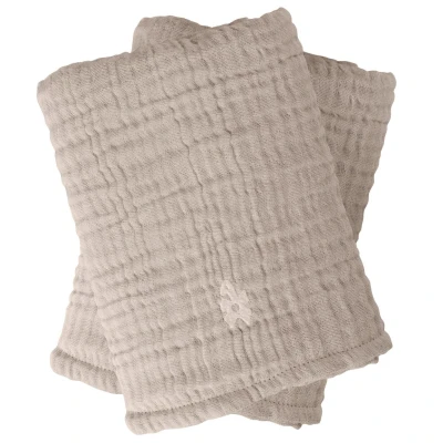 Afbeelding van Sebra Verschoningsdoek Mousseline 6 Lagen Set Van 2 Beige