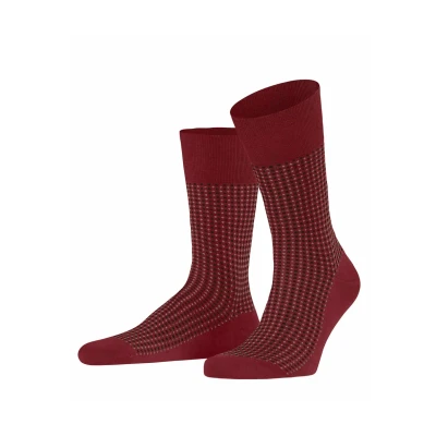 Afbeelding van Falke Uptown TIE Business &amp; Casual Sokken, Heren, Maat: 39/40, Scarlet