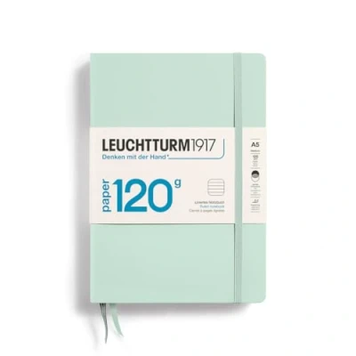 Afbeelding van LEUCHTTURM1917 370345 notitieboek medium (A5) 120 g/m² Paper Edition, hardcover, 203 genummerde pagina&#039;s, mintgroen, gelinieerd