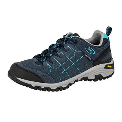 Afbeelding van Brütting Mount Shasta Low Dames Halfhoge trekking &amp; wandelschoenen, Marineblauw/turquoise, 38 EU