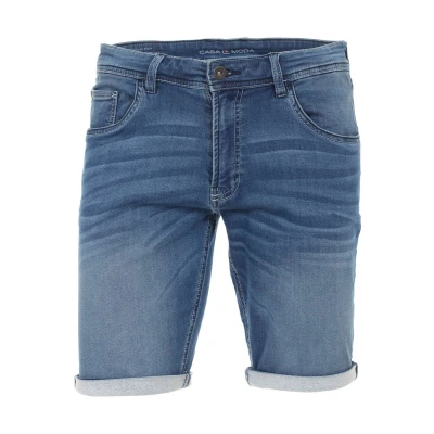 Afbeelding van Casa Moda Joggjeans Korte broek blauw, Effen