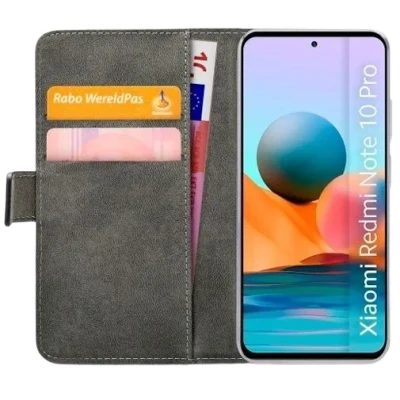 Afbeelding van Mobilize PU leer Book Case Zwart Xiaomi Redmi Note 10 Pro
